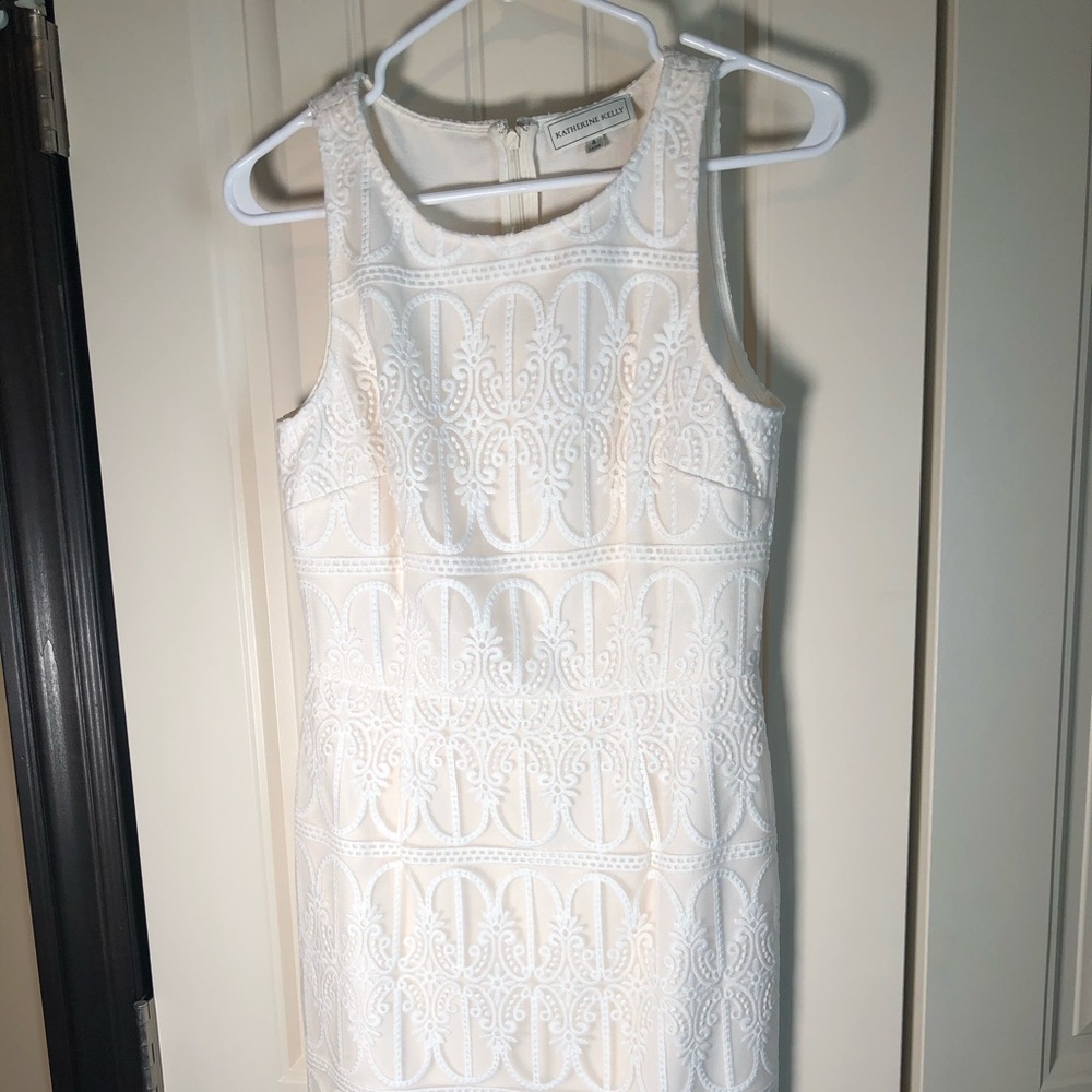 White lace dress
